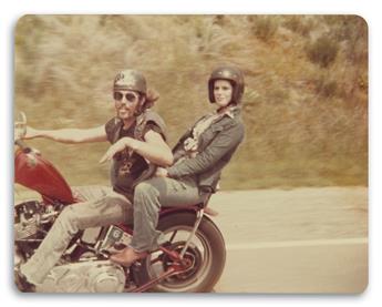 (OUTLAW BIKERS--RENEGADES MOTORCYCLE CLUB, FLORIDA) Personal album with approximately 190 photographs compiled by a female club member